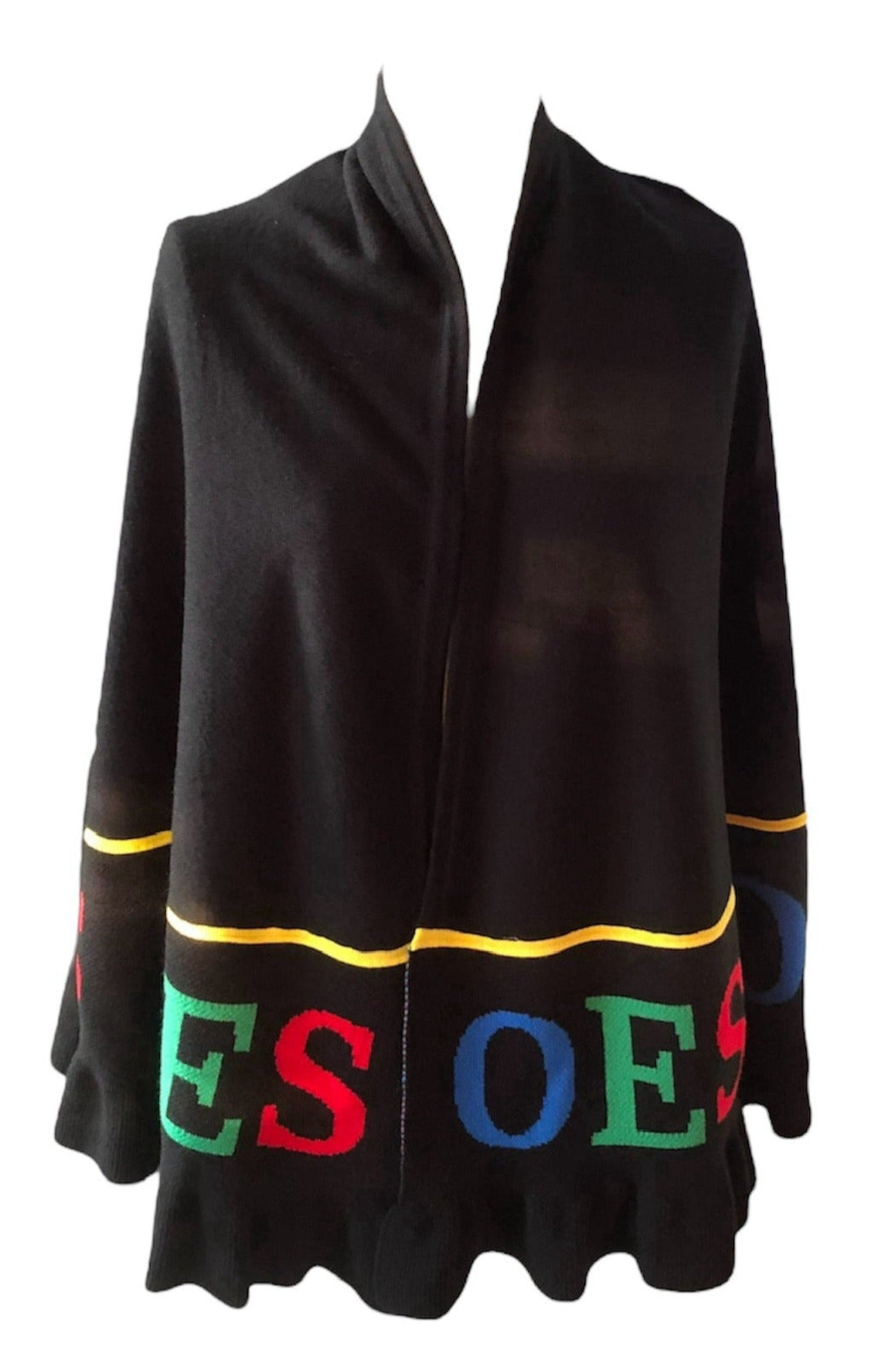 The Order of Eastern Star OES Women's Shawl Poncho Sweater Knitwear top Wraps & Pashminas