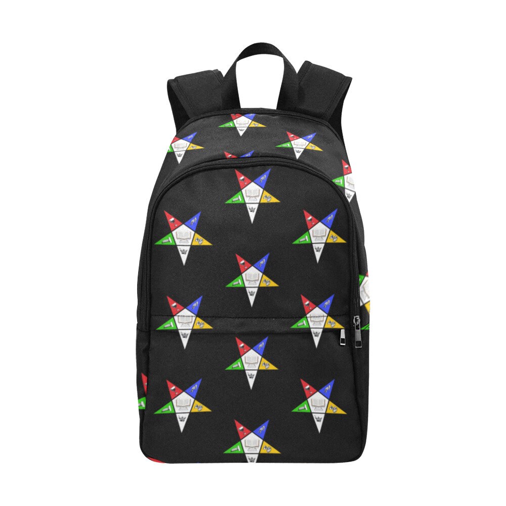 Order of Eastern Star OES Black logo Backpack OES Bag Trulee Universal