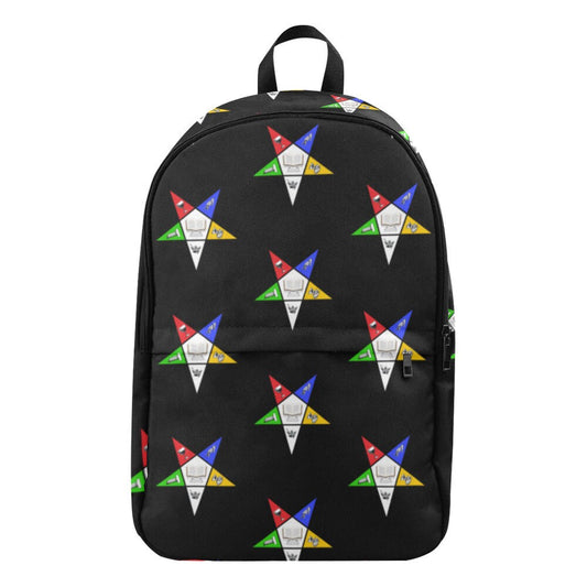 Order of Eastern Star OES Black logo Backpack, OES Bag