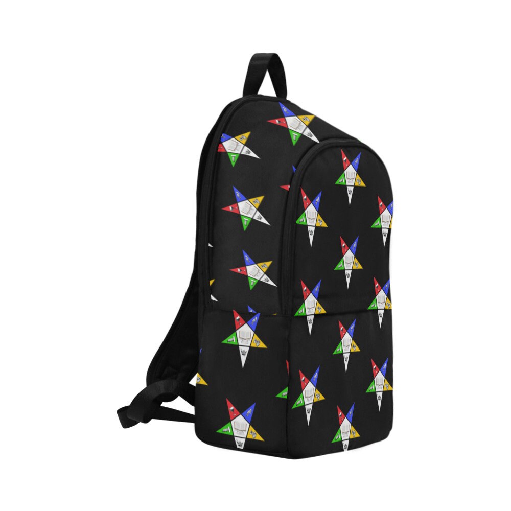 Order of Eastern Star OES Black logo Backpack, OES Bag