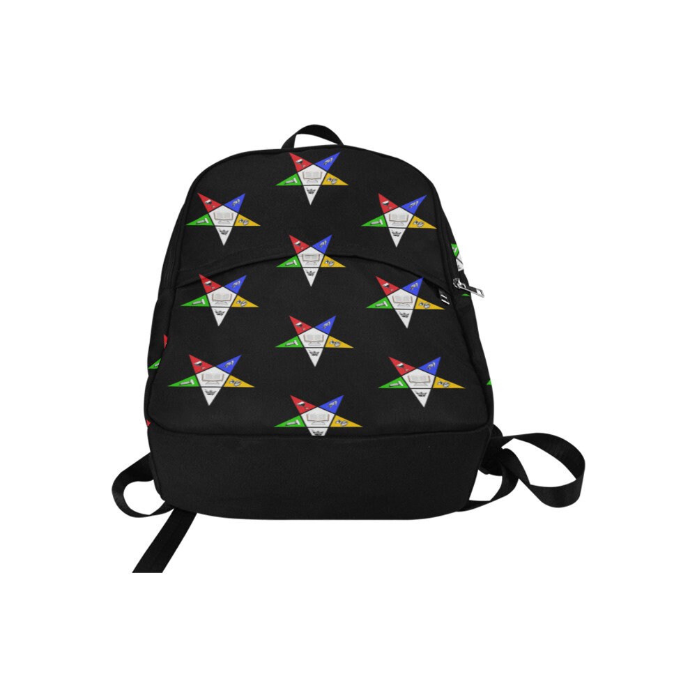 Order of Eastern Star OES Black logo Backpack, OES Bag