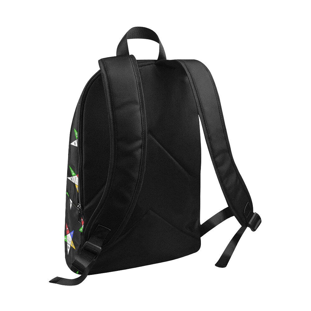 Order of Eastern Star OES Black logo Backpack, OES Bag