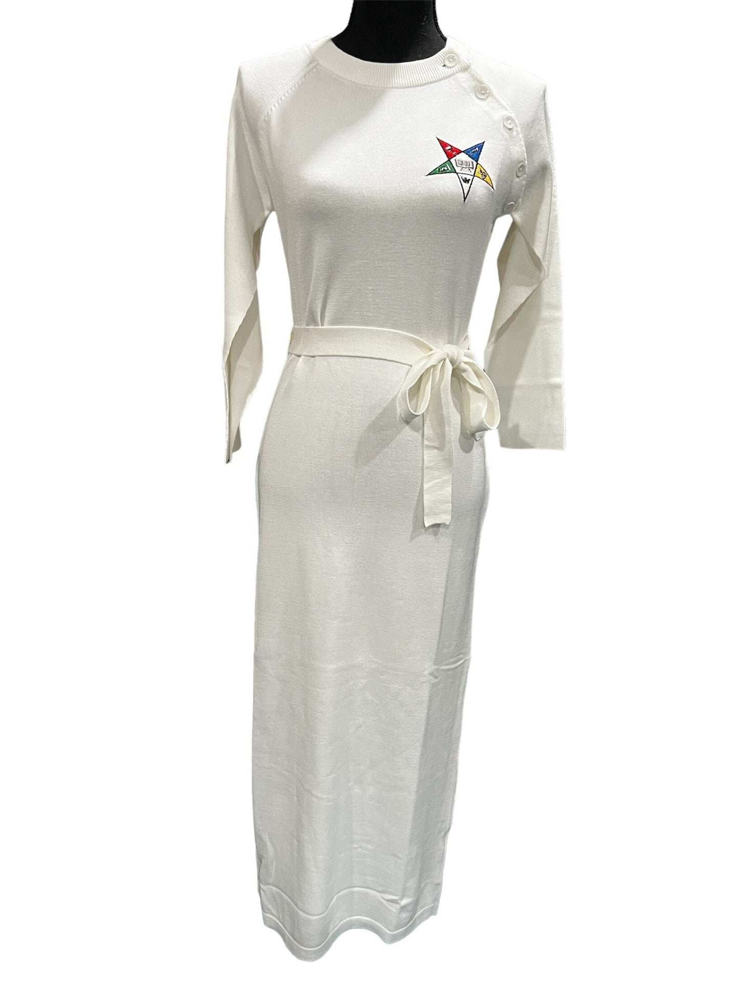 Oes Order of Eastern Star logo Dress (Go UP 1 SIZES from your size)