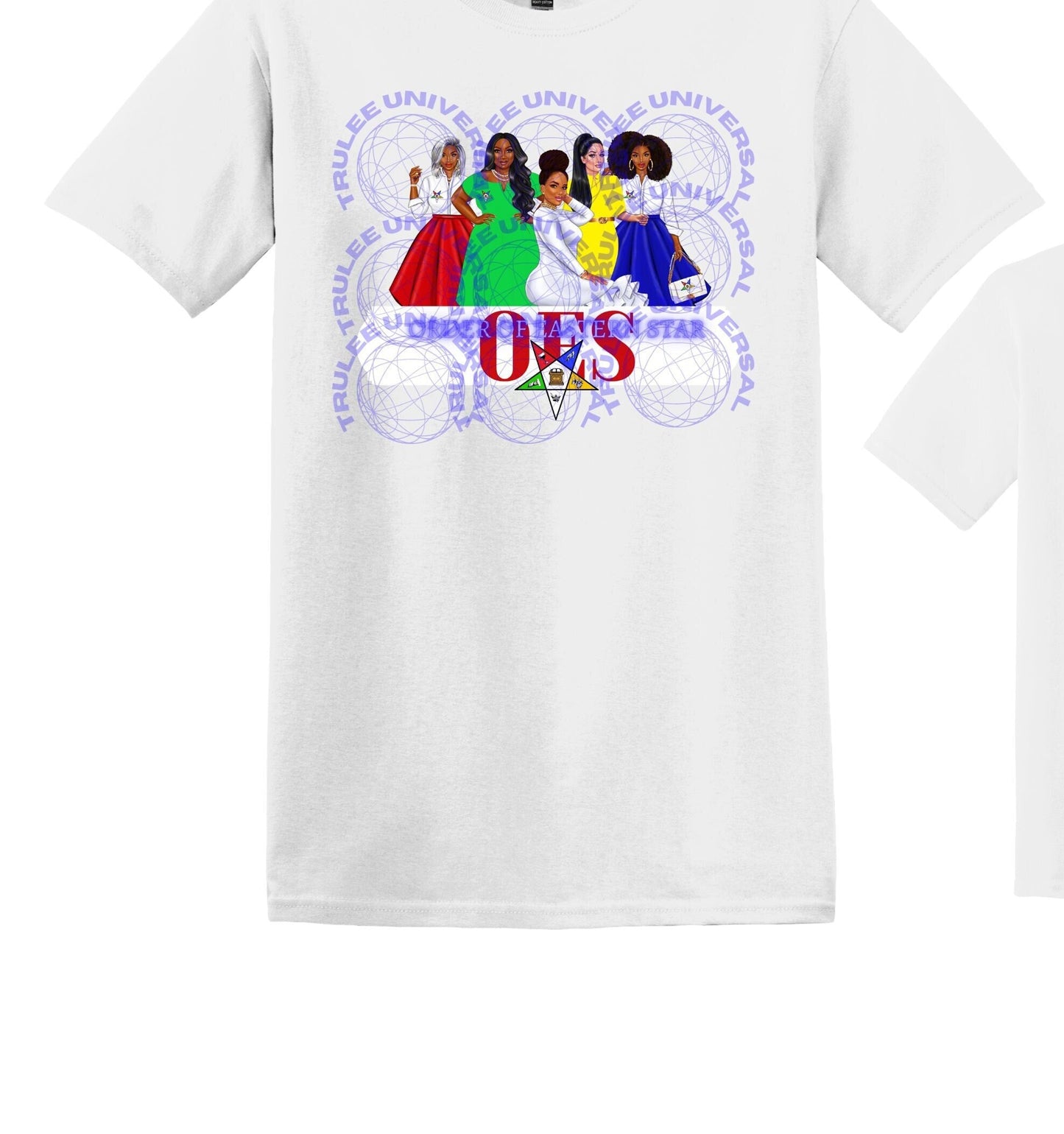 OES Sisters Order of Eastern Star OES Sorority T-shirt teeshirt tee-shirt Sisterhood Freemasonic both star designs