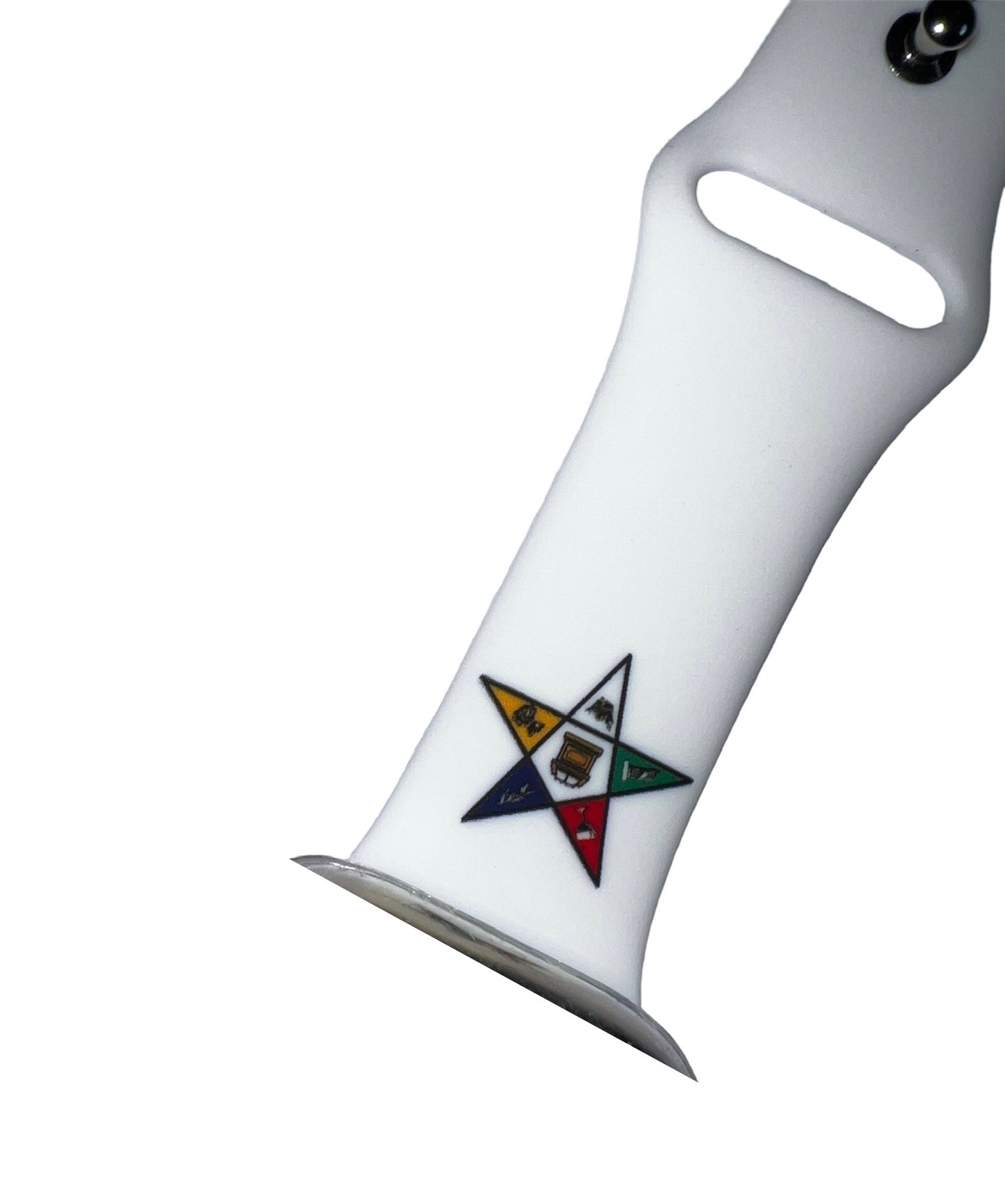 OES Star Order of Eastern Star Silicone Apple watch Band for Apple Watch Size 38/40/41/42/44 MM (watch not included)