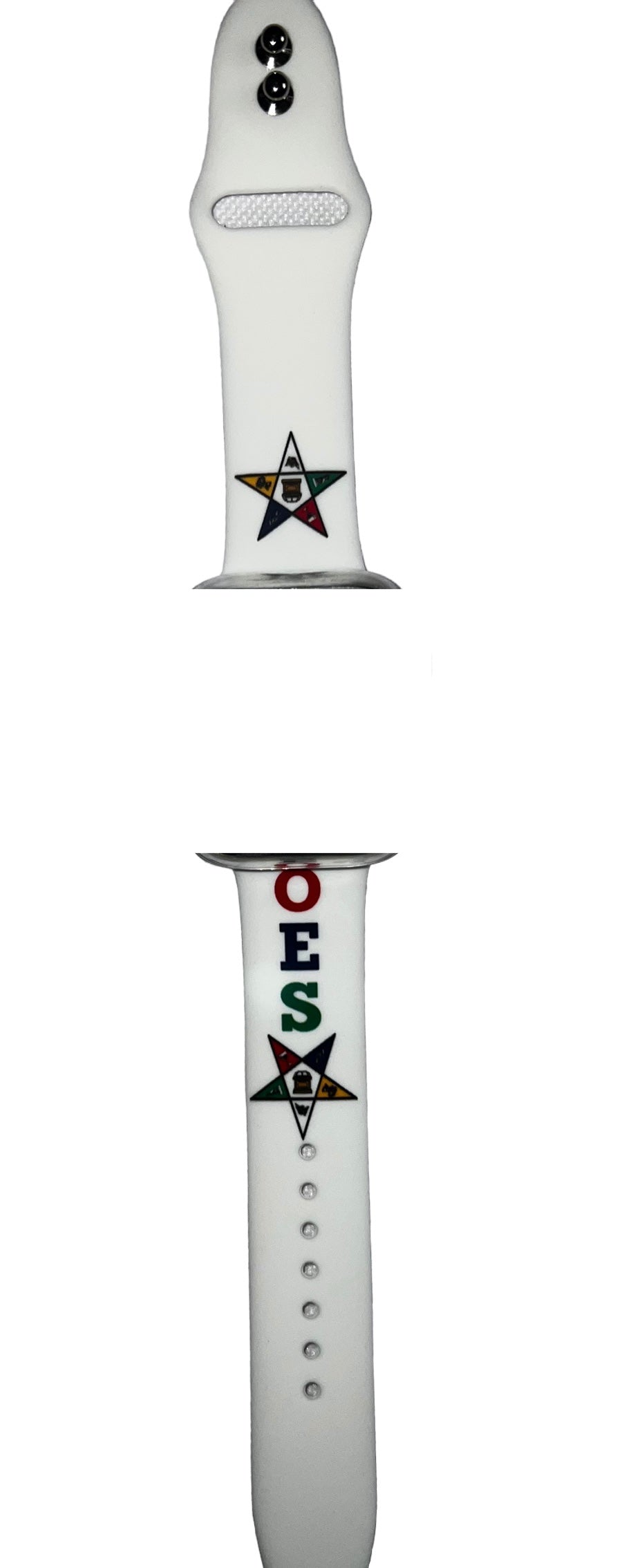OES Star Order of Eastern Star Silicone Apple watch Band for Apple Watch Size 38/40/41/42/44 MM (watch not included)