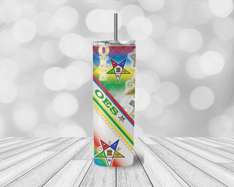 OES Order of Eastern Star Colorful Tumbler Tumblers