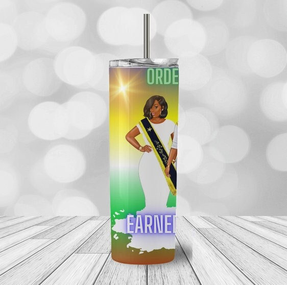OES Past Worthy Matron Order of Eastern Star Tumbler with your star design