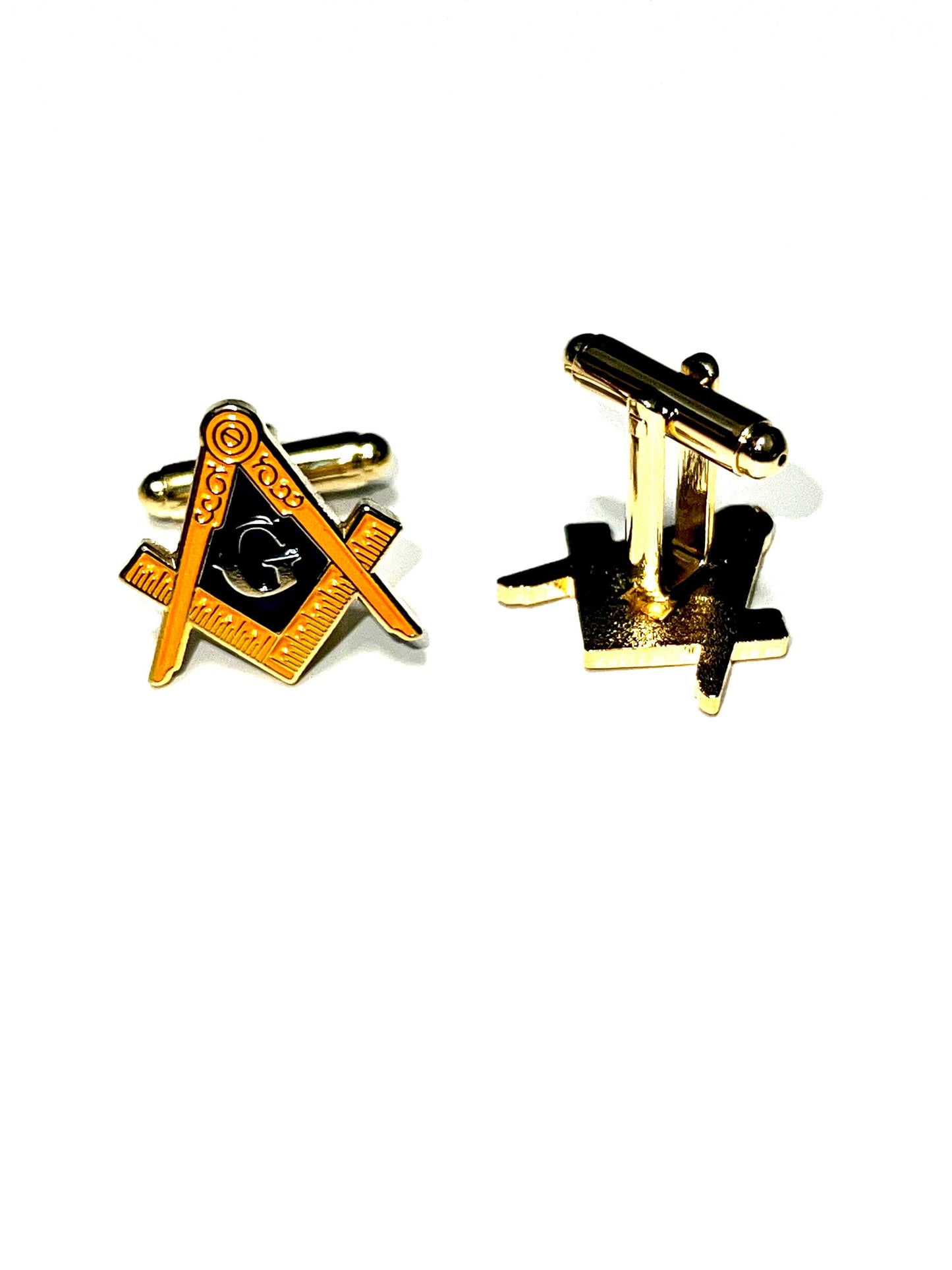 Mason Freemason Masonic Cufflinks Gold Cufflinks Masonic Mens