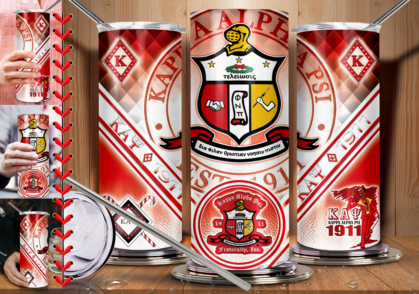 Kappa Alpha Psi 2 multi color Digital Files Instant Download can be used for tee shirt or tumbler