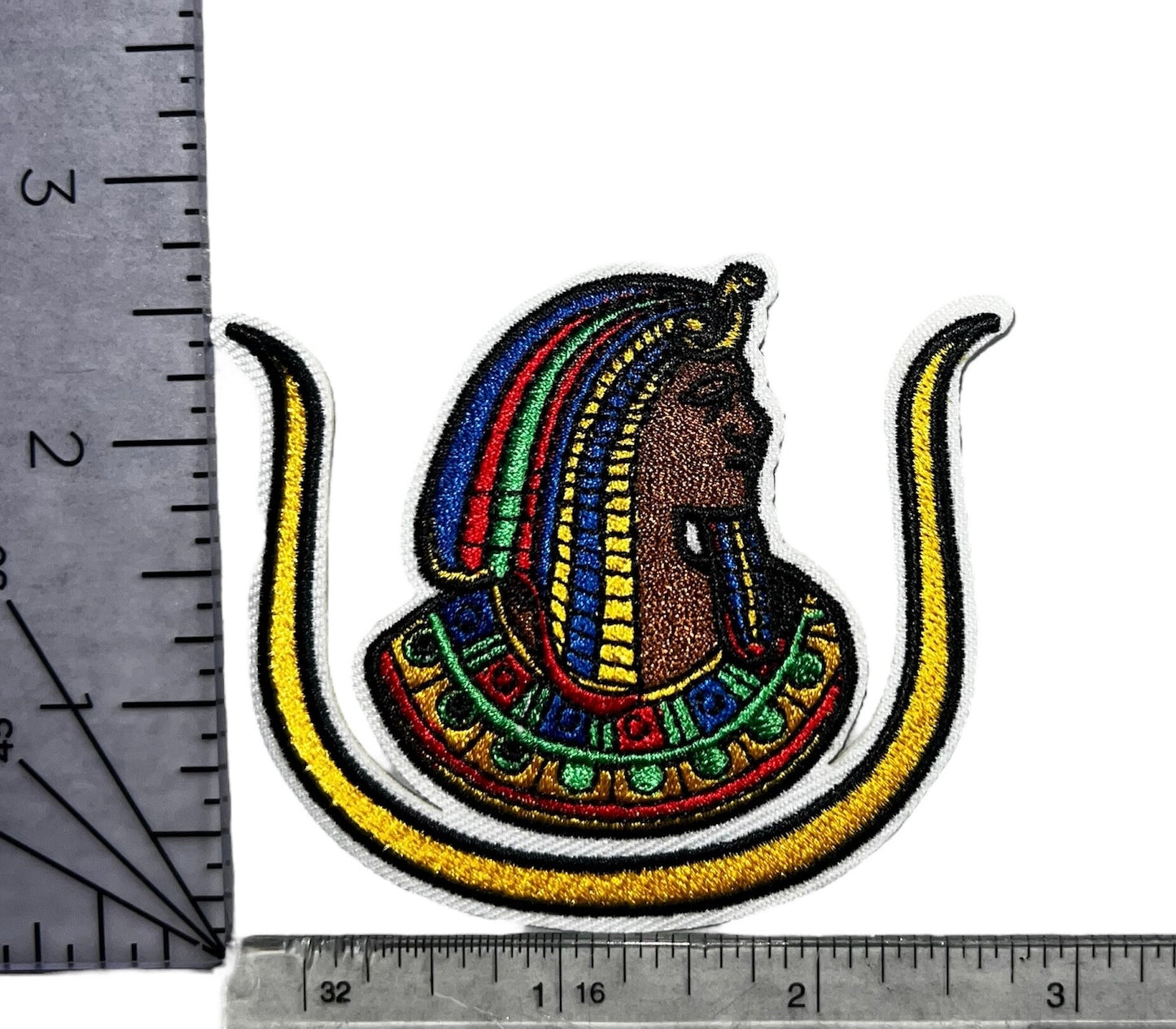 DOI 3 inch wide Daughter of Imperial Court ancient Egyptian Goddess Isis logo Embroidered Patch, Crocs, Jackets, Sweatshirt Patches DIY