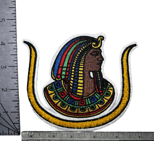 DOI 5 inch wide Daughter of Imperial Court ancient Egyptian Goddess Isis logo Chenille/ Embroidered Patch, Jackets, Sweatshirt Patches DIY