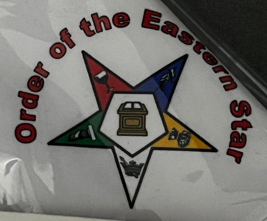 Personalized order of eastern star oes logo handkerchiefs, sorority, fraternity, Adah