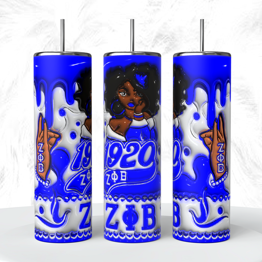 Zeta Phi Beta 2 Digital Files Instant Download can be used for tee shirt or tumbler