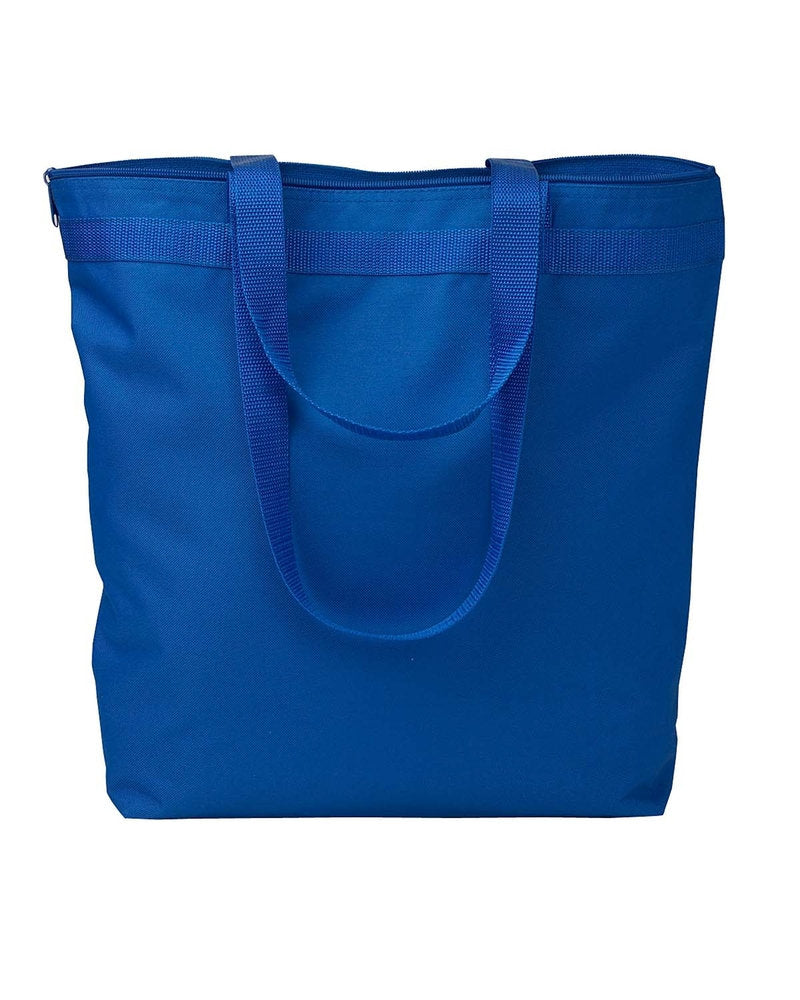 Order of Eastern Star OES logo large Blue bag w/ zipper, Logo on one sides