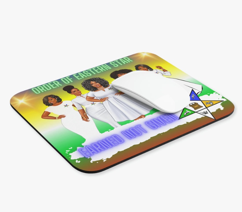 OES Sisters Sistars Masonic fraternal order of Eastern star mouse pads